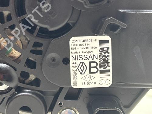 Used Alternator Alternator RENAULT KADJAR (HA_, HL_) 1.2 TCe 130 (HLMR) (130 hp) 40516092 40516092