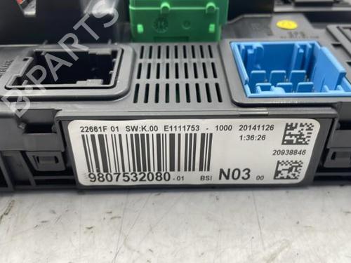 Fuse box PEUGEOT 208 I (CA_, CC_) 1.2 VTI 82 | BP22833735E1 