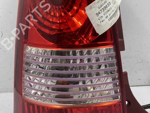 Used Left taillight KIA PICANTO I (SA) 1.1 (65 hp) 22843393