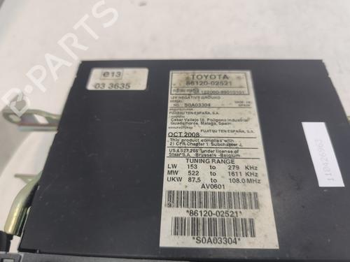 Radio TOYOTA AURIS (_E15_) 2.0 D-4D (ADE150_, ADE150R) | BP28054429E6 