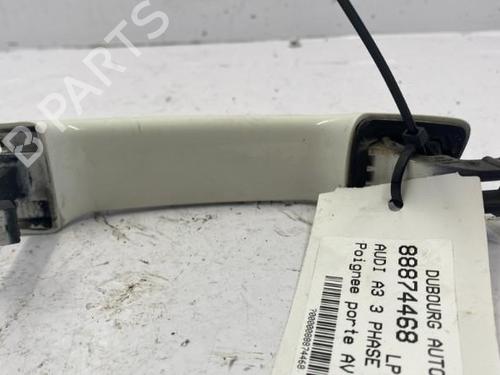 Used Front left exterior door handle AUDI A3 (8V1, 8VK) 2.0 TDI (150 hp) 22836588
