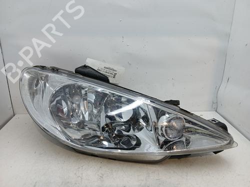 Used Right headlight PEUGEOT 206 Hatchback (2A/C) 1.4 i (75 hp) 29516055