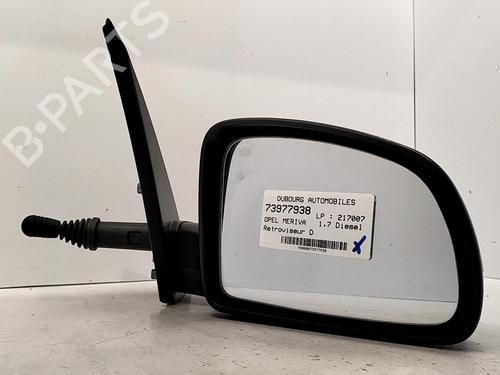 Used Right mirror OPEL MERIVA A MPV (X03) 1.7 CDTI (E75) (100 hp) 22827712