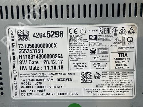 Radio OPEL CORSA E (X15) 1.4 (08, 68) | BP36172430E6 - Image 5