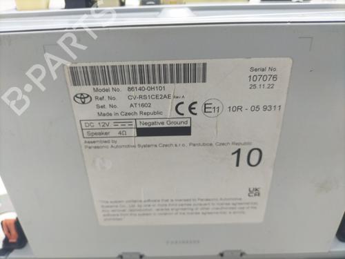 Display monitor TOYOTA AYGO X (_B7_) 1.0 VVT-i (KGB70) | BP30162489C48