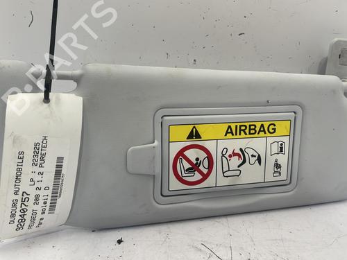 Right sun visor PEUGEOT 208 II (UB_, UP_, UW_, UJ_) 1.2 PureTech 100 | BP22841150I2 