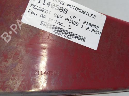 Right taillight PEUGEOT 607 (9D, 9U) 2.2 HDi | BP22826678C35 