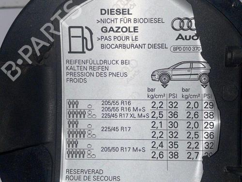 Klapa wlewu paliwa AUDI A3 (8P1) 1.9 TDI | BP22842016C131 