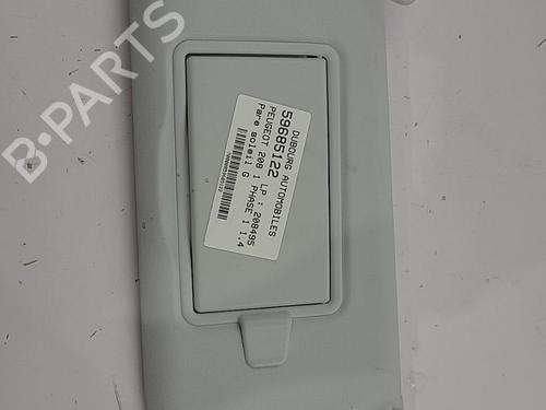 Used Left sun visor PEUGEOT 208 I (CA_, CC_) 1.4 HDi (68 hp) 22820861