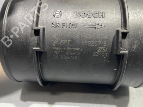 Mass air flow sensor PEUGEOT BIPPER Tepee 1.3 HDi 75 | BP29338898M95 