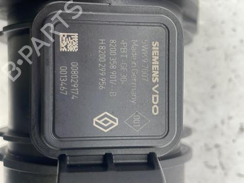 Mass air flow sensor RENAULT CLIO III (BR0/1, CR0/1) 1.5 dCi (C/BR0G, C/BR1G) | BP22829790M95 