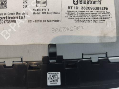 Radio SEAT LEON (5F1) 1.6 TDI | BP27453291E6 