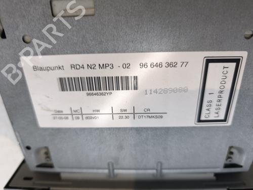 Used Radio Radio PEUGEOT 407 (6D_) 2.0 HDi 135 (6DRHRH, 6DRHRE, 6DRHRG, 6DRHRJ) (136 hp) 29894205 29894205
