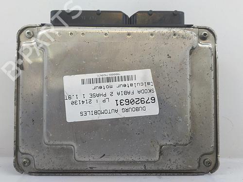 Engine control unit (ECU) SKODA FABIA II (542) 1.9 TDI | BP22825314M57 