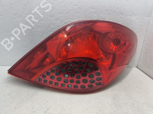 Used Right taillight PEUGEOT 207 (WA_, WC_) 1.4 HDi (68 hp) 32382873