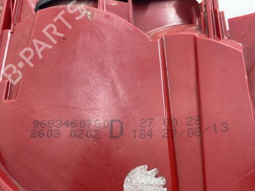 Right taillight PEUGEOT 3008 I MPV (0U_) 1.6 HDi | BP29261141C35 