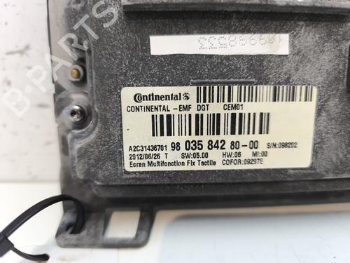 Used Display monitor Display monitor PEUGEOT 208 I (CA_, CC_) 1.2 VTI 82 (82 hp) 27805297 27805297