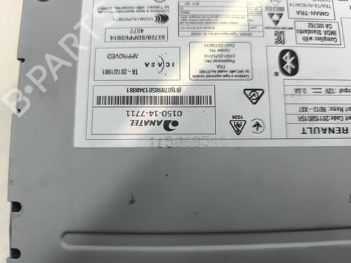 Radio DACIA SANDERO II 1.0 SCe 75 (B8JC, B8JD, B8NC) | BP30184356E6 