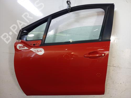 Left front door PEUGEOT 208 I (CA_, CC_) 1.0 VTi 9807820780