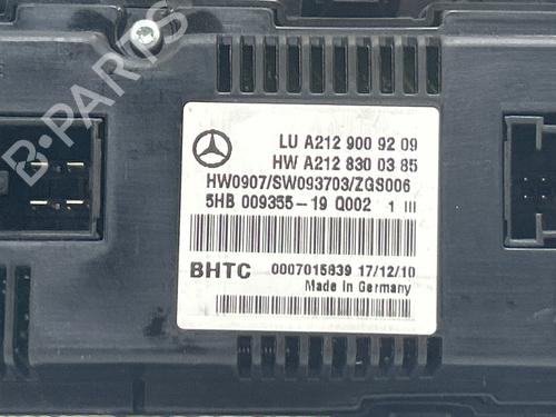 Climate control MERCEDES-BENZ E-CLASS (W212) E 350 CDI (212.023) | BP38676860I5 - Image 5