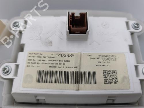 Instrument cluster PEUGEOT 208 I (CA_, CC_) 1.6 HDi / BlueHDi 75 | BP30749463C47