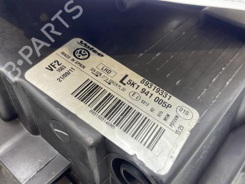 Left headlight VW GOLF VI (5K1) 1.6 TDI | BP29222536C28