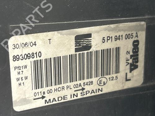 Left headlight SEAT ALTEA (5P1) 1.9 TDI | BP38452932C28 - Image 4