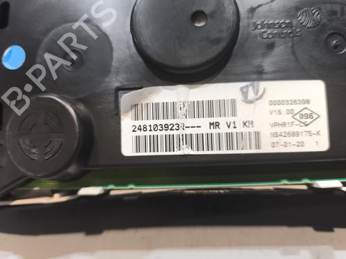 Instrument cluster DACIA DOKKER MPV (KE_) 1.3 TCe 100 (KENU) | BP29338855C47 