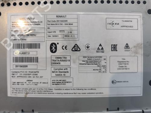 Radio RENAULT MASTER III Van (FV)  | BP26732148E6