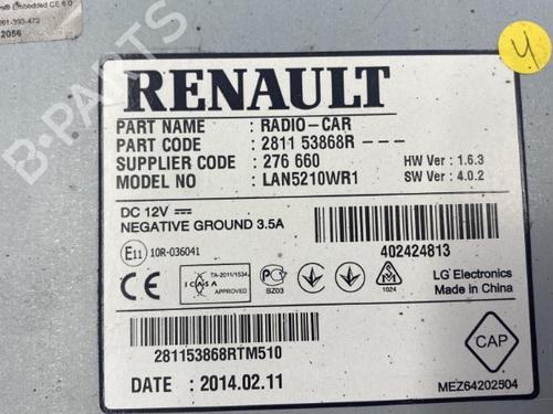 Display monitor RENAULT CLIO IV (BH_) 1.5 dCi 75 | BP22844803C48 