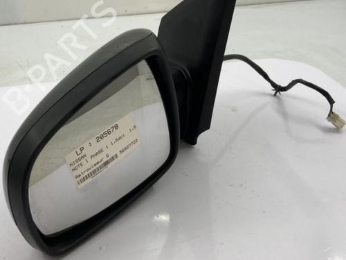 Used Left mirror NISSAN NOTE (E11, NE11) 1.5 dCi (86 hp) 22818804