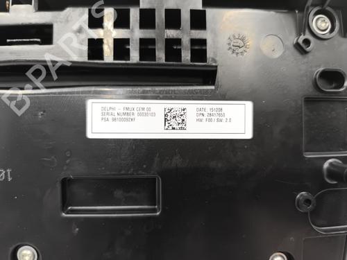 Warning switch CITROËN C4 II (NC_) 1.6 BlueHDi 120 | BP25757837I22 