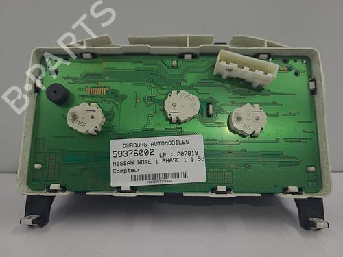 Instrument cluster NISSAN NOTE (E11, NE11) 1.5 dCi | BP22820443C47 