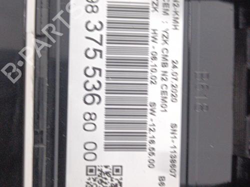 Kombiinstrument CITROËN C3 III (SX) 1.2 PureTech 82 (83 hp) 22821988