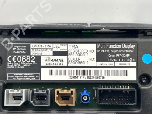 Used Display monitor Display monitor RENAULT MEGANE III Grandtour (KZ0/1) [2008-2016] 39166185 39166185