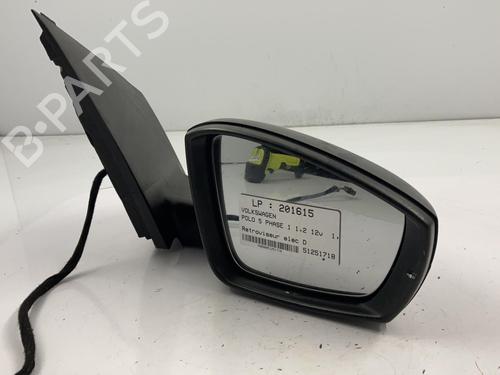 Right mirror VW POLO V (6R1, 6C1) 1.2 | BP22816521C27 