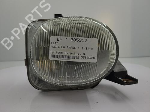 Used Right headlight FIAT MULTIPLA (186_) 1.9 JTD 115 (115 hp) 22818736