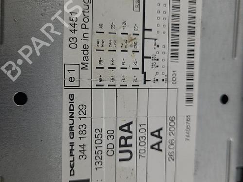 Radio OPEL ZAFIRA / ZAFIRA FAMILY B (A05) 1.9 CDTI (M75) | BP22823091E6 