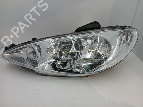 Used Left headlight PEUGEOT 206 Hatchback (2A/C) 1.4 i (75 hp) 32336042