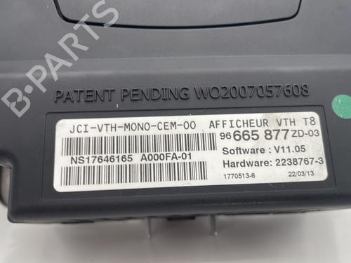 Multifunctionele display PEUGEOT 5008 (0U_, 0E_) 1.6 HDi | BP30744886C48