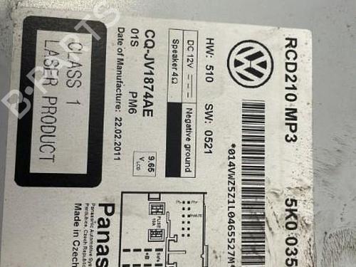 Radio VW GOLF VI (5K1) 1.4 | BP22832389E6 