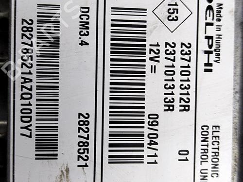 Used Engine control unit (ECU) RENAULT TWINGO II (CN0_) 1.5 dCi 75 (75 hp) 22825396