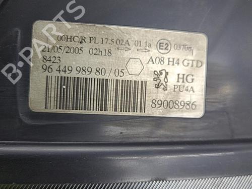 Left headlight PEUGEOT 1007 (KM_) 1.4 HDi | BP22819138C28 