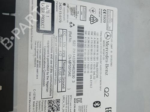 Radio MERCEDES-BENZ A-CLASS (W176) A 220 d (176.003) | BP30045829E6 