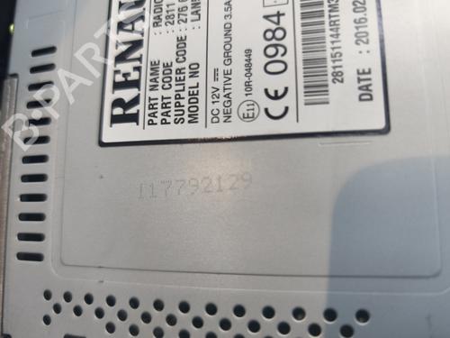 Used Display monitor Display monitor RENAULT CAPTUR I (J5_, H5_) 1.2 TCe 120 (118 hp) 31657879 31657879