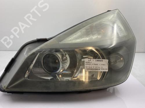 Used Left headlight Left headlight RENAULT ESPACE IV (JK0/1_) 3.0 dCi (JK0J, JK0V) (177 hp) 22818770 22818770