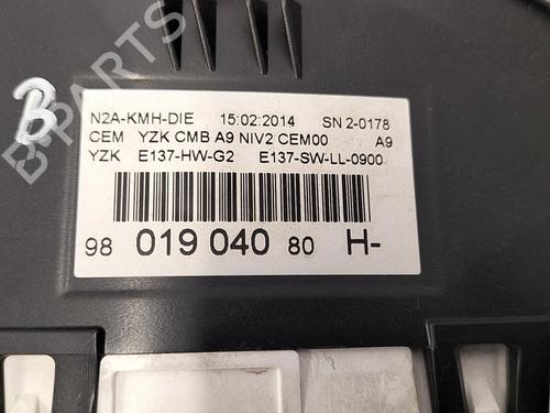 Instrument cluster PEUGEOT 208 I (CA_, CC_) 1.4 HDi | BP22827784C47 