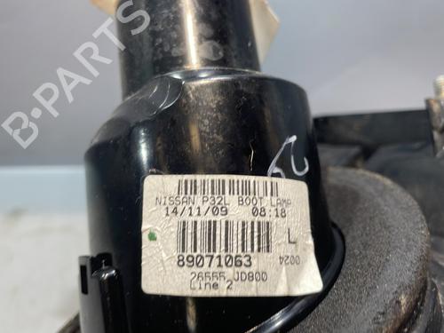 Used Left tailgate light Left tailgate light NISSAN QASHQAI I (J10, NJ10) 1.5 dCi (106 hp) 29043984 29043984