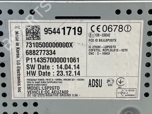 Radio OPEL CORSA E (X15) 1.0 (08, 68) | BP39979488E6 - Image 4