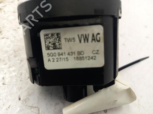 Used Headlight switch Headlight switch VW GOLF VII (5G1, BQ1, BE1, BE2) 1.4 TSI (125 hp) 25147014 25147014
